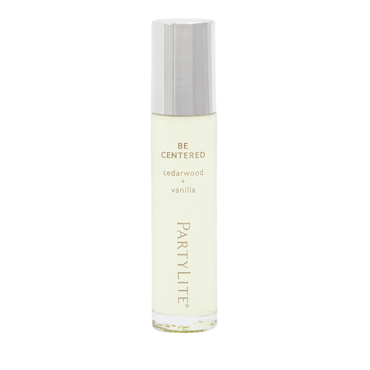 Be Centered Cedarwood + Vanilla Essential Oil Rollerball - PartyLite US