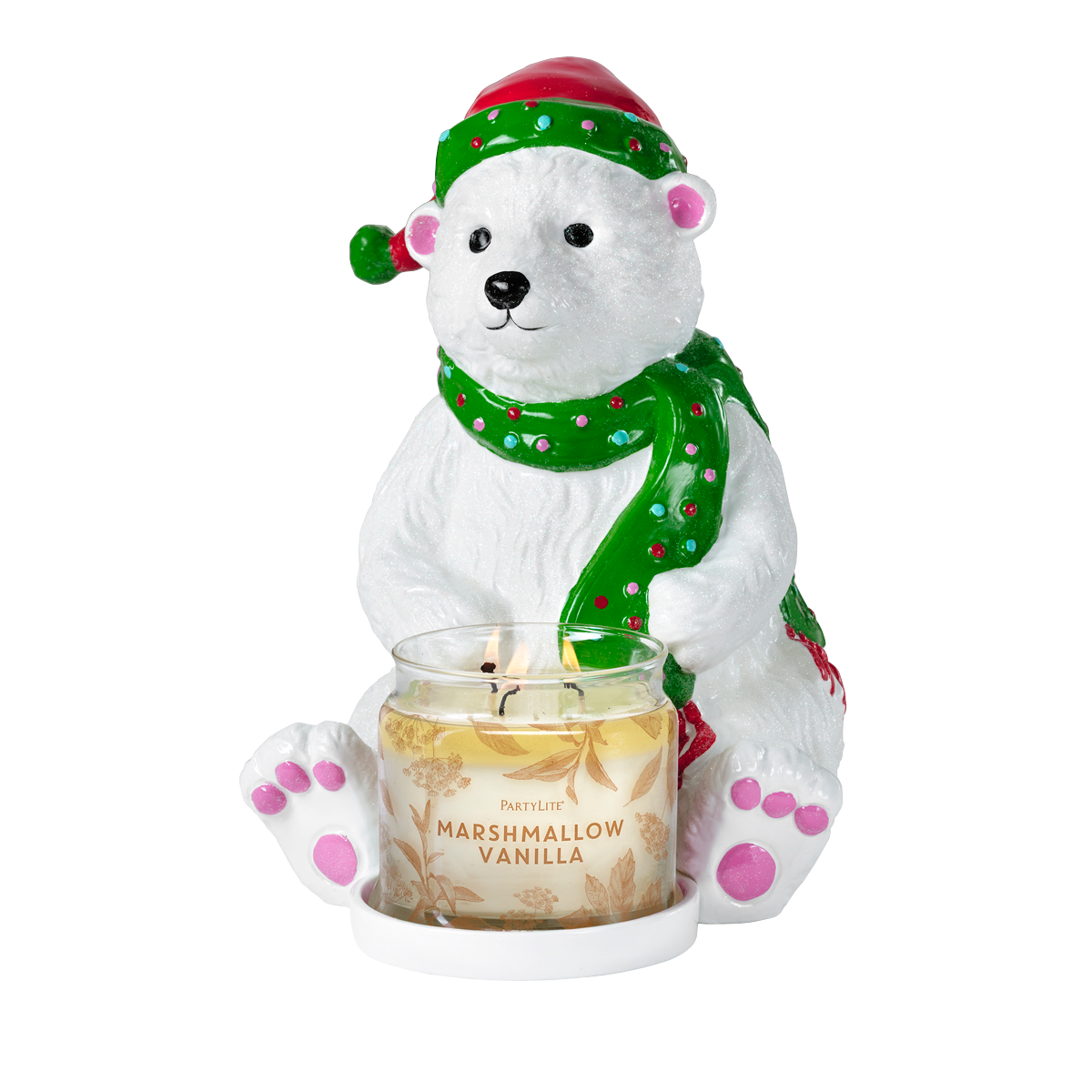 Beary Merry Jar Candle Holder - PartyLite US