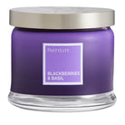 Blackberries & Basil 3-Wick Jar Candle - PartyLite US