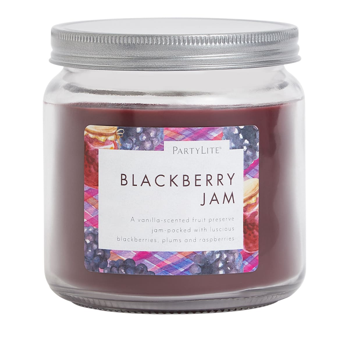 Blackberry Jam Farm Stand Favorites Jar Candle - PartyLite US