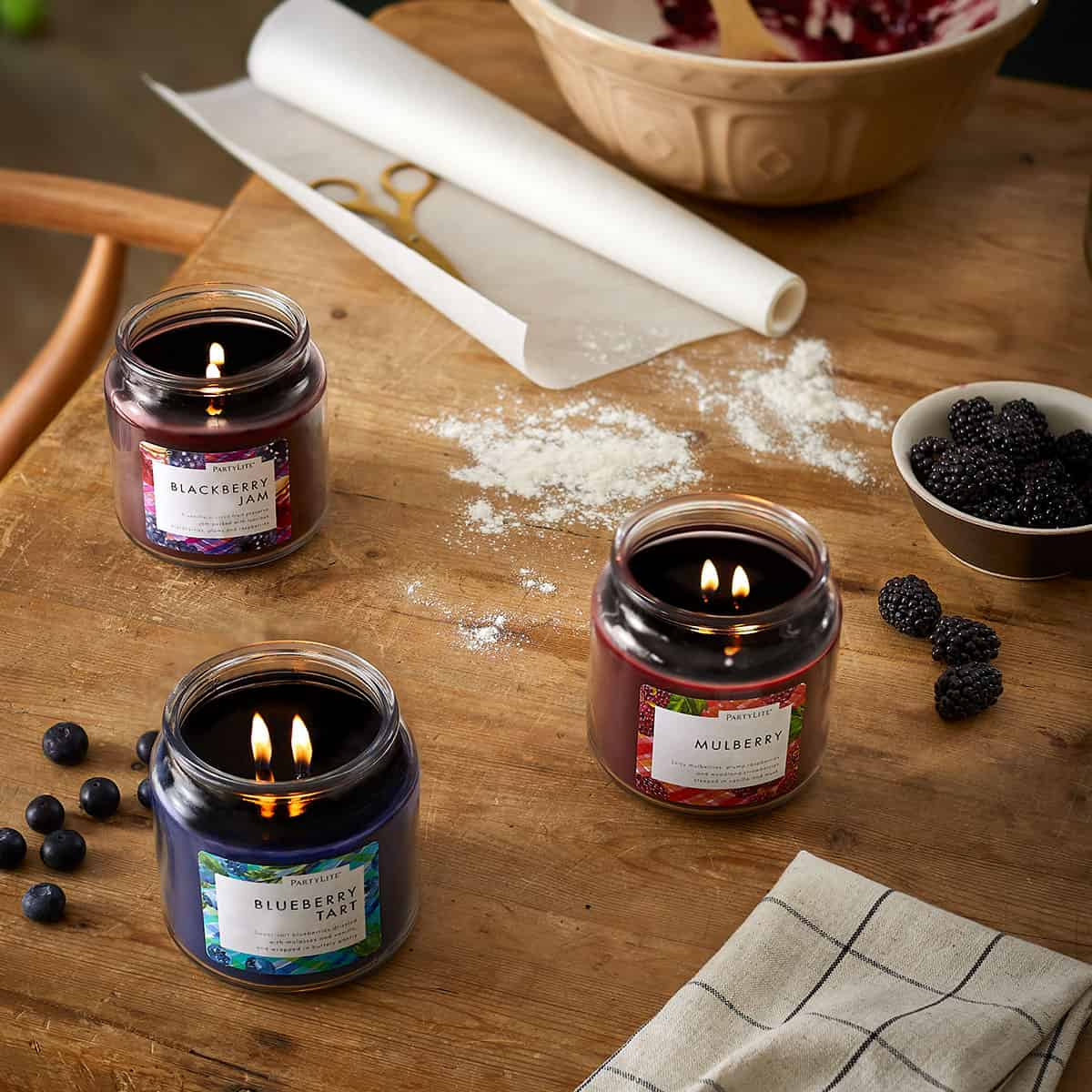 Blackberry Jam Farm Stand Favorites Jar Candle - PartyLite US