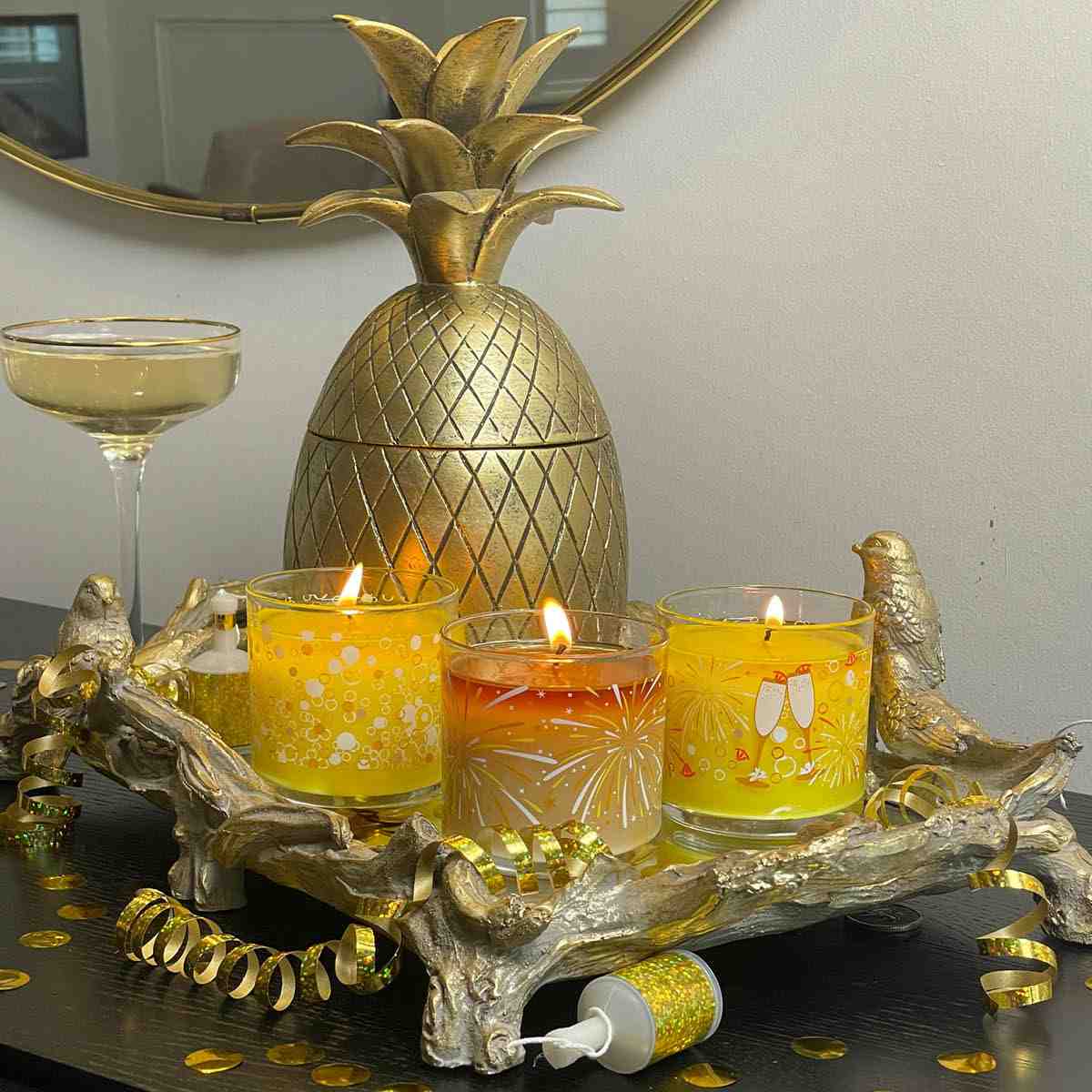 Champagne Toast Mini Jar Trio - PartyLite US