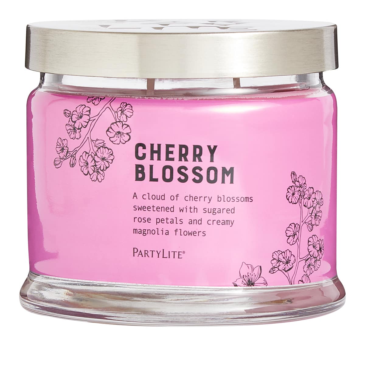 Cherry Blossom 3-Wick Jar Candle - PartyLite US
