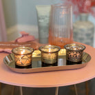 Geo Print Tealight/Votive Holder Trio - PartyLite US