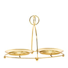 Gold Mix & Mingle Double Jar Display Stand - PartyLite US