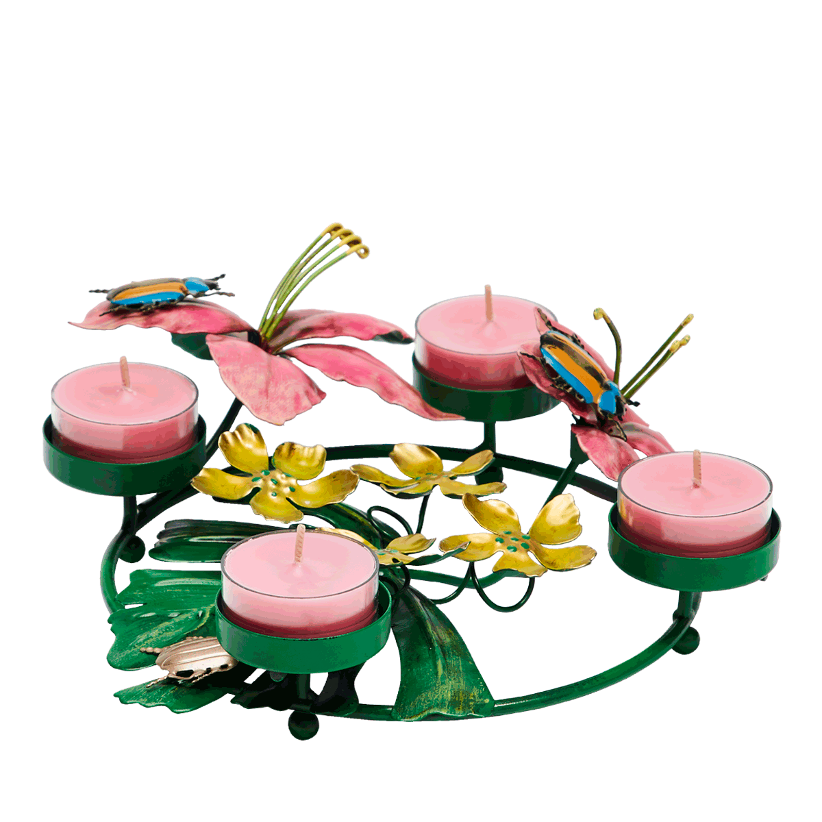 Lush Blooms Tealight Ring - PartyLite US