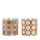 Modern Circles Tealight Votive Holder Set - PartyLite US