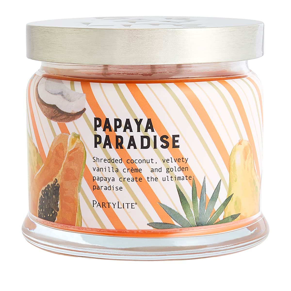 Papaya Paradise 3-Wick Jar Candle - PartyLite US