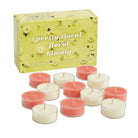 Pretty Floral 12-Piece Tealight Candles Sampler - PartyLite US