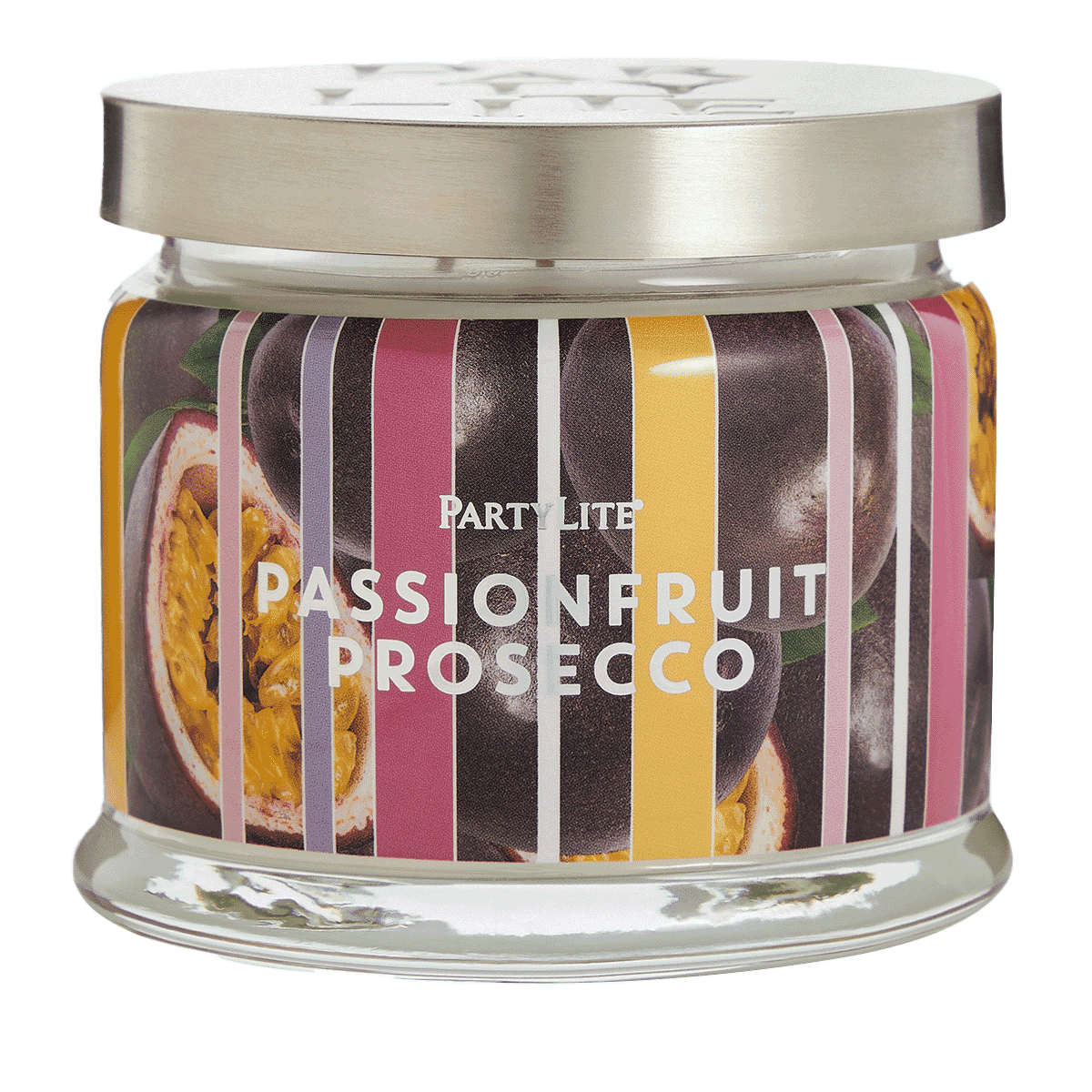 Passionfruit Prosecco 3-Wick Jar Candle - PartyLite US