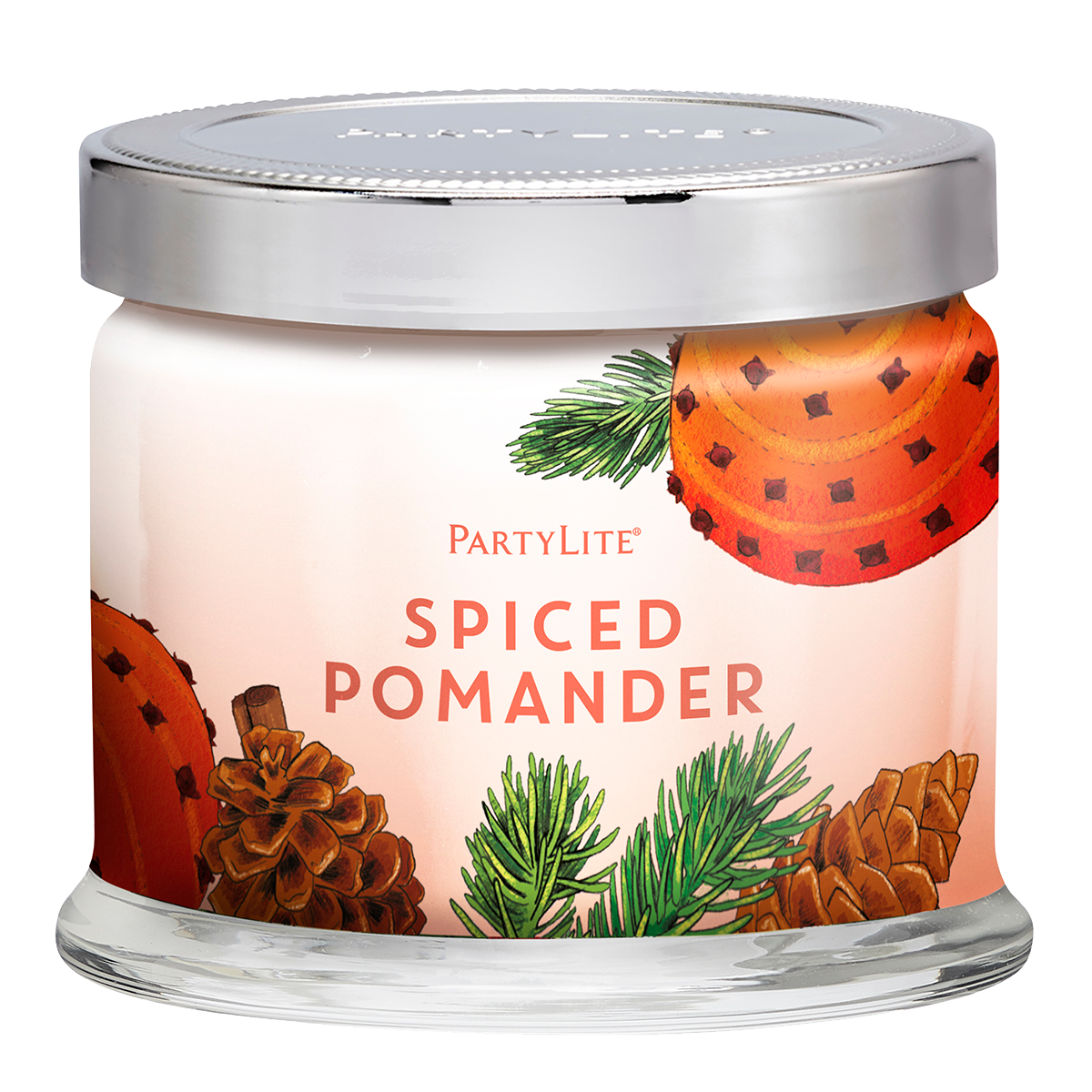 Spiced Pomander 3-Wick Jar Candle - PartyLite US