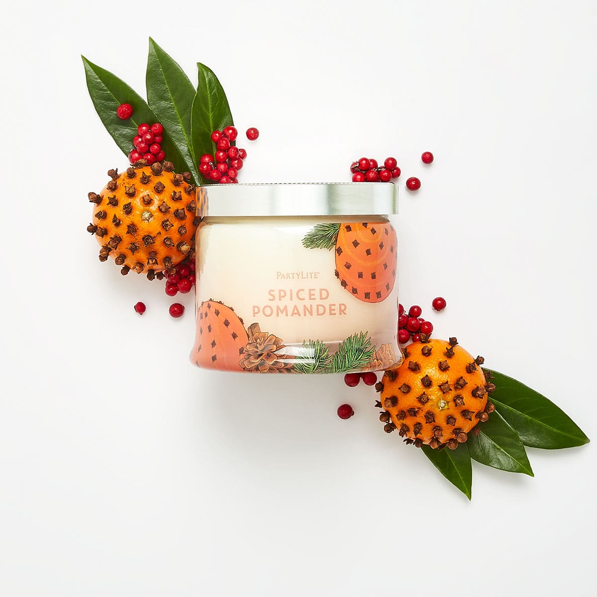 Spiced Pomander 3-Wick Jar Candle - PartyLite US