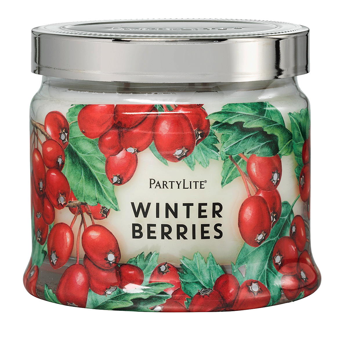 Winter Berries 3-Wick Jar Candle - PartyLite US