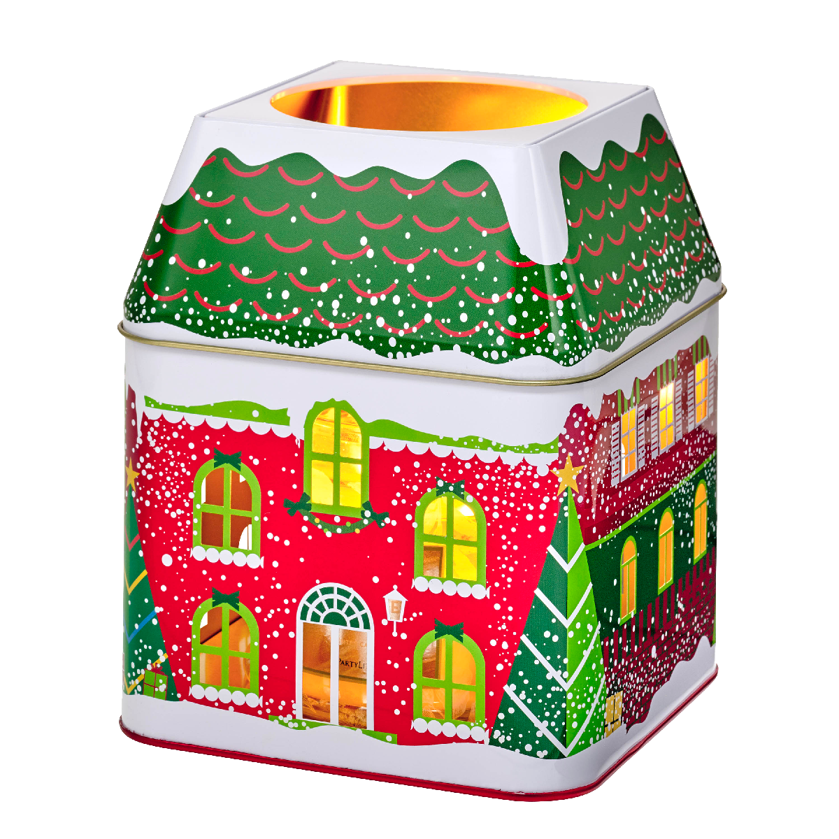 Winter Village 3-Wick Jar Candle Tin - PartyLite US